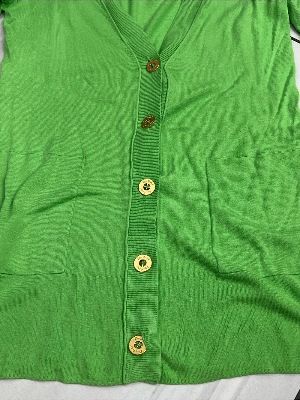 Lilly Pulitzer Heidi Long Cardigan Women's size M - Green - Picture 2 of 6